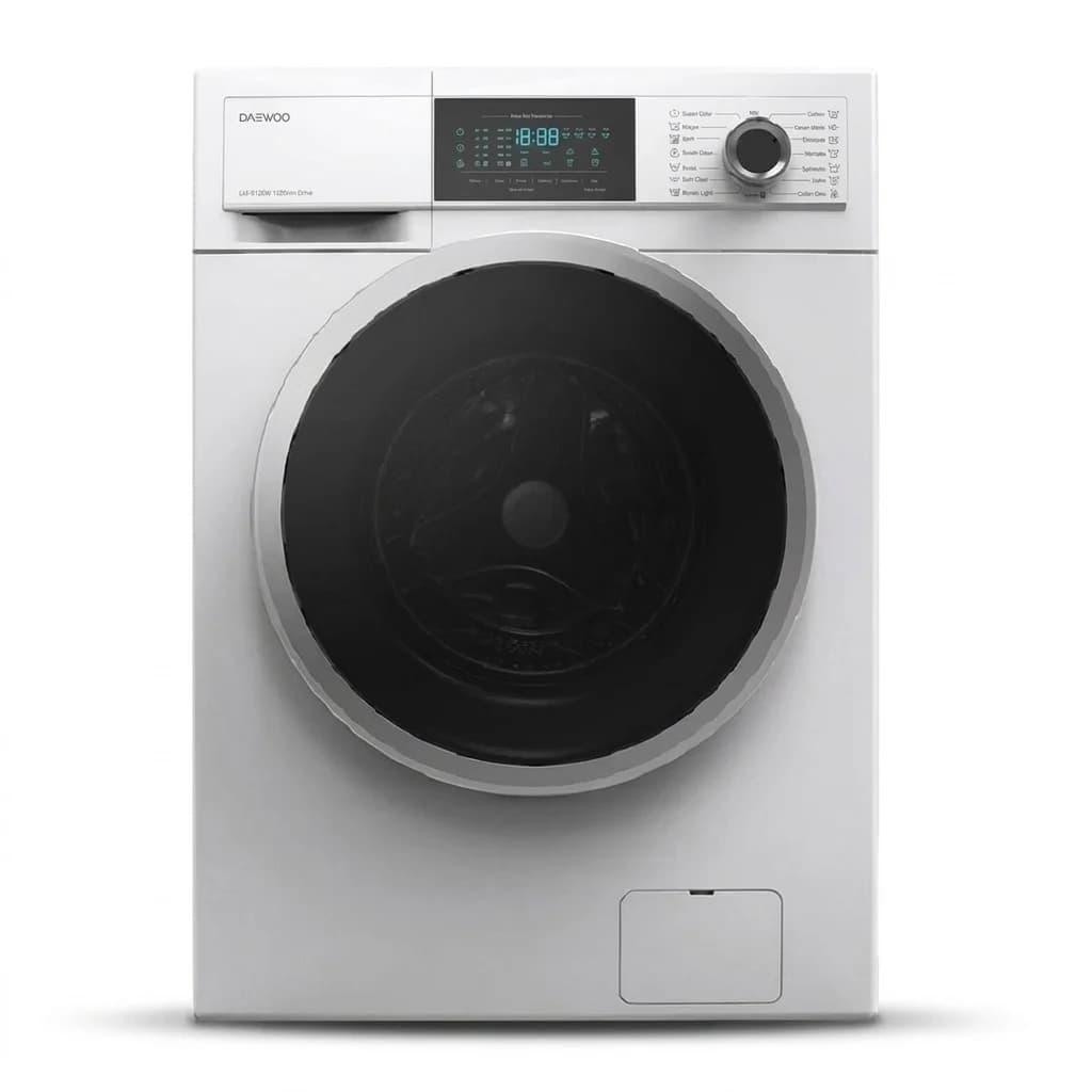 ماشین لباسشویی 9 کیلویی اتوماتیک دوو مدل LM-9120W با موتور دایرکت درایو