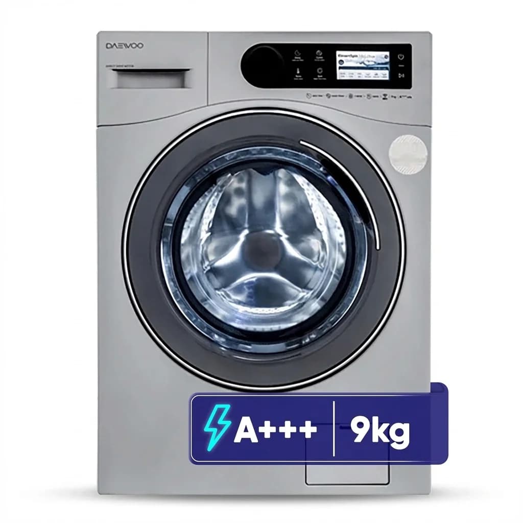 ماشین لباسشویی هوشمند 9 کیلوگرم دوو مدل LM-9170 با فناوری حبابساز