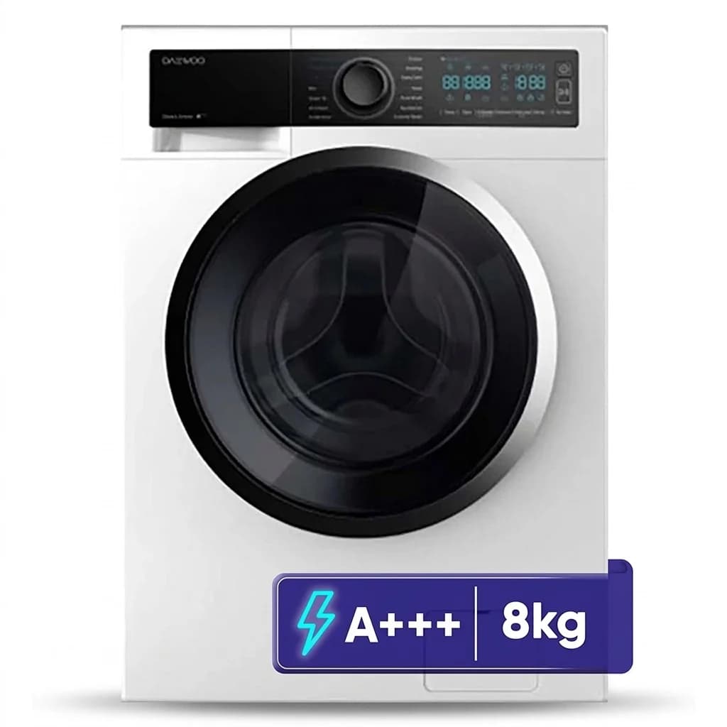 ماشین لباسشویی 8 کیلوگرم اتوماتیک دوو مدل LM-861WB با فناوری نانو سیلور