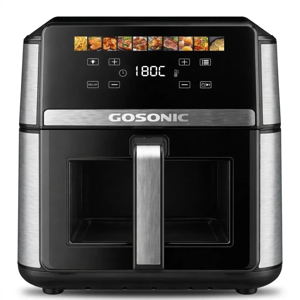 سرخکن هواپز گوسونیک مدل GAF-889 با ظرفیت 9 لیتر و کنترل دیجیتال