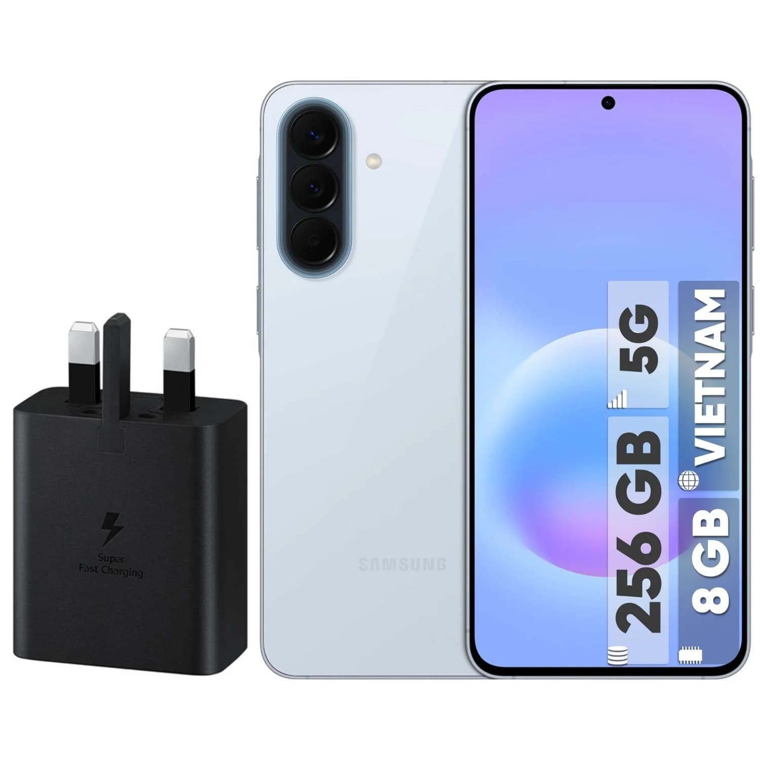 گوشی موبایل سامسونگ مدل Galaxy A57 دو سیمکارت ظرفیت 256 گیگابایت و رم 8 گیگابایت - ویتنام - به همراه شارژر 45 وات سامسونگ