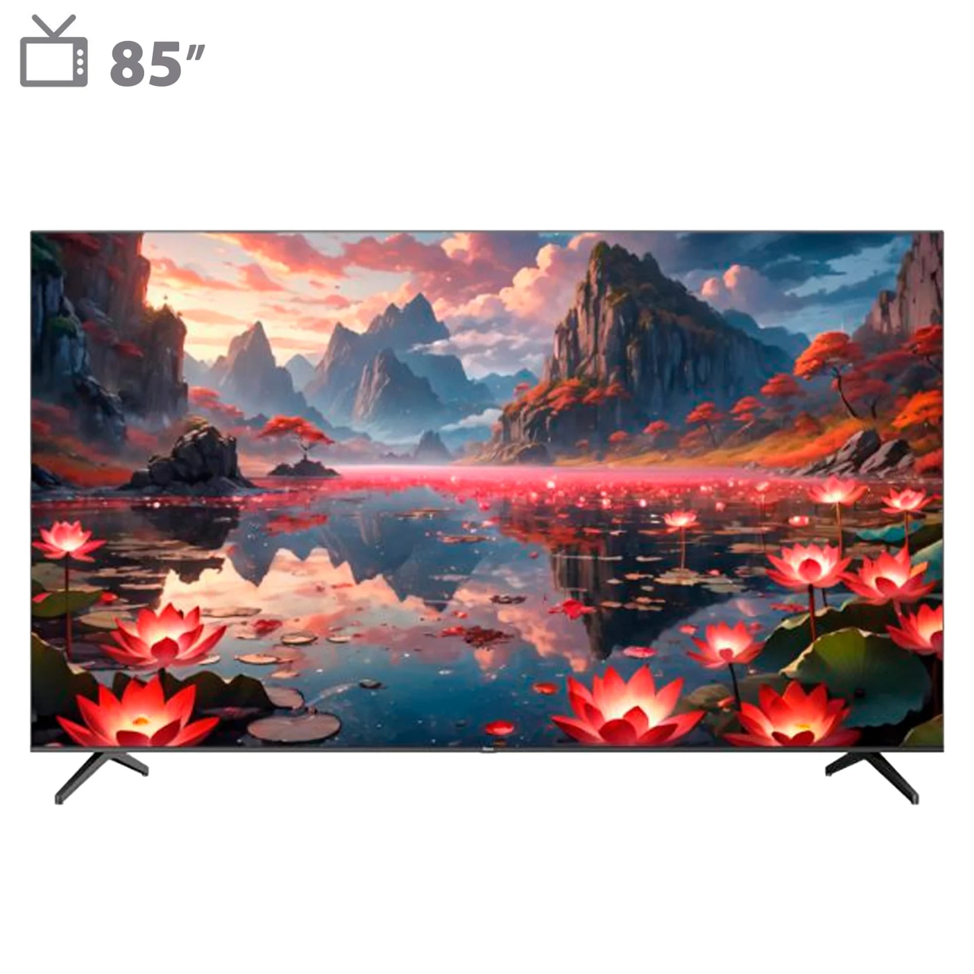 تلویزیون 85 اینچ هوشمند جی پلاس مدل GTV-85SQ878SP با صفحه QLED و کیفیت 4K